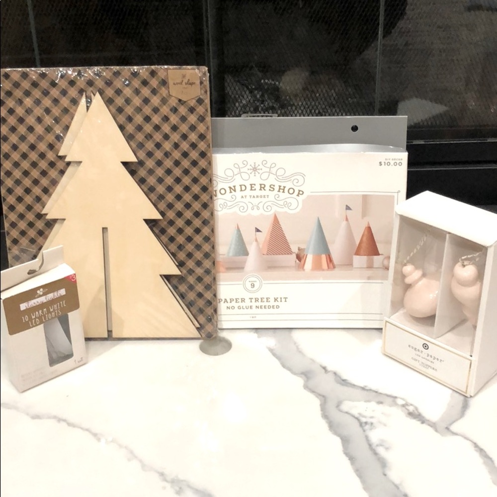 *BUNDLE* NWT Tabletop Holiday Tree Decor